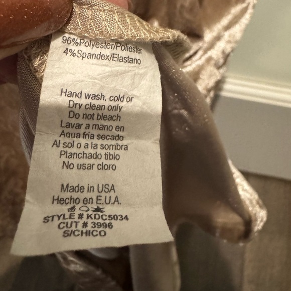 Cotton Bleu Women’s Elegant Crushed Velvet Brown Dress Size S Whimsigoth Chic - Picture 11 of 13